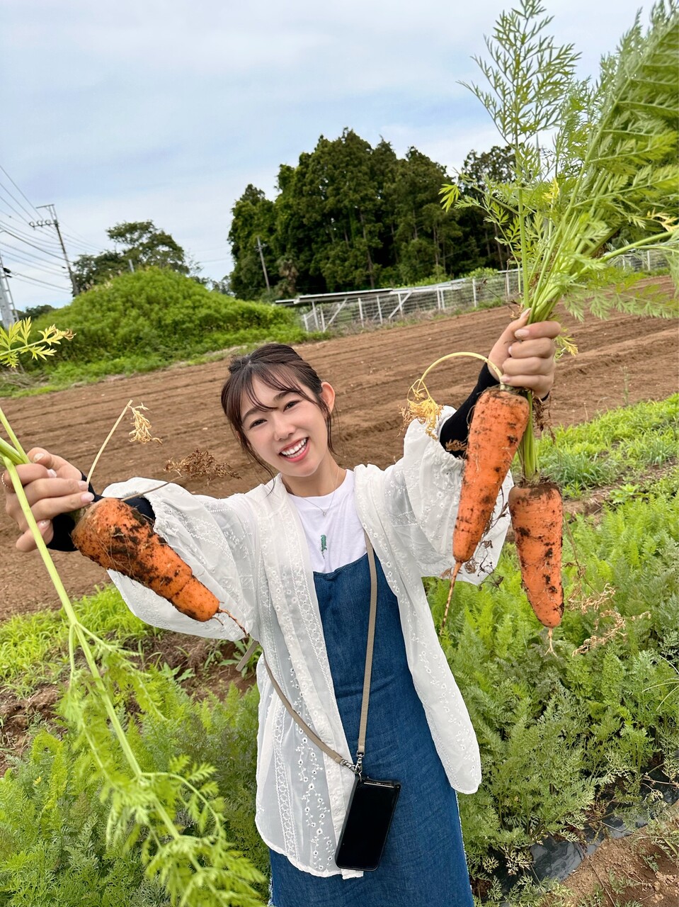 足腰を使って、、にんじん!