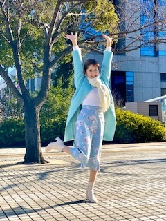 めざましどようびでのお天気☀️💕🧣