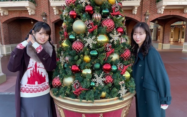 ゆかちゃんと東京ディズニーランドからお天気中継🎄☃️