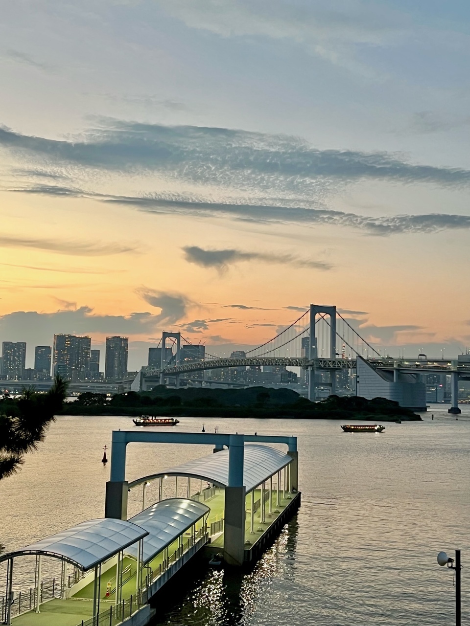 お台場からの夕焼け