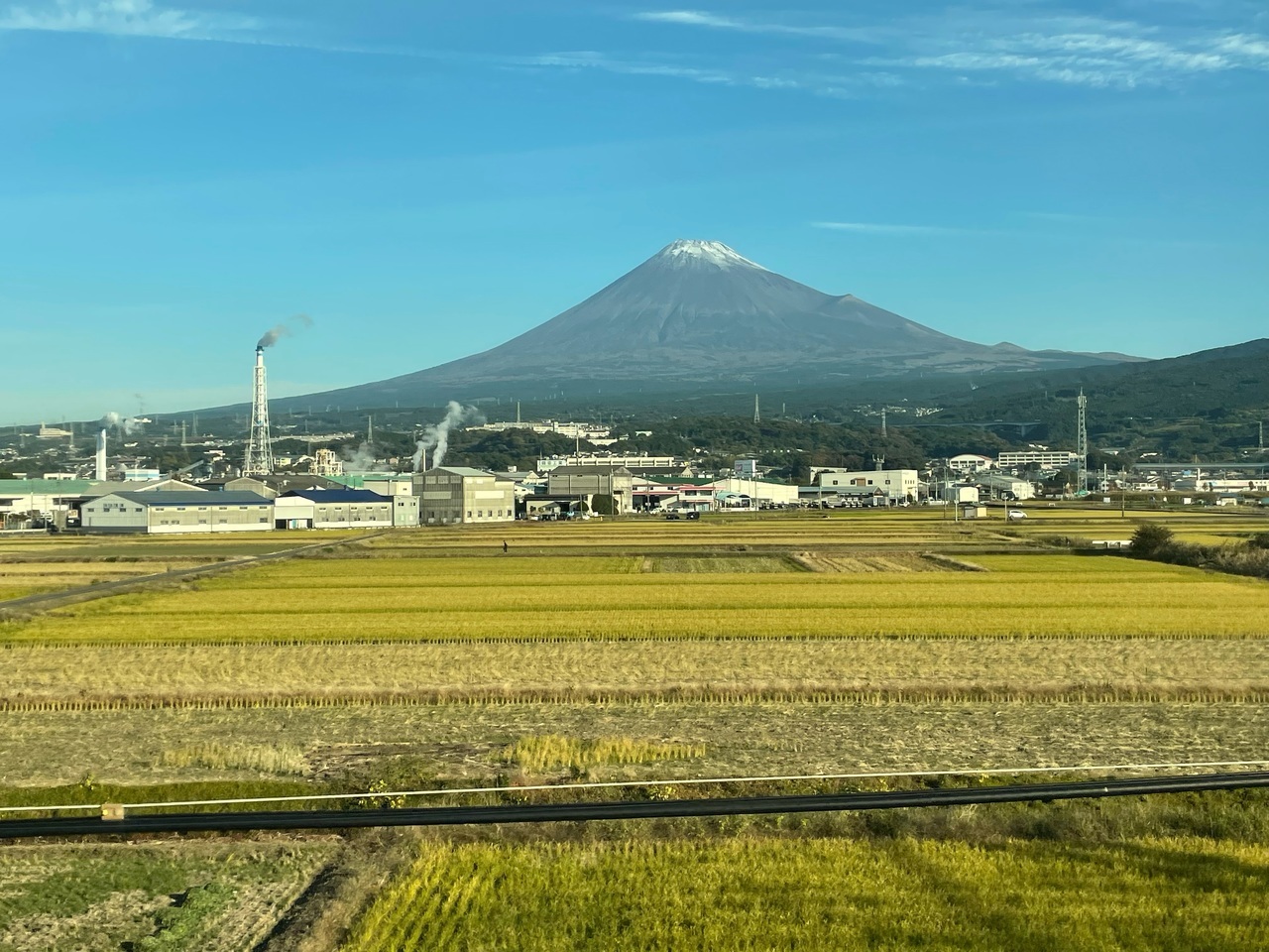 見えましたよ、富士山!