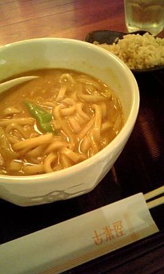 いい男とｶﾚｰうどん@241@